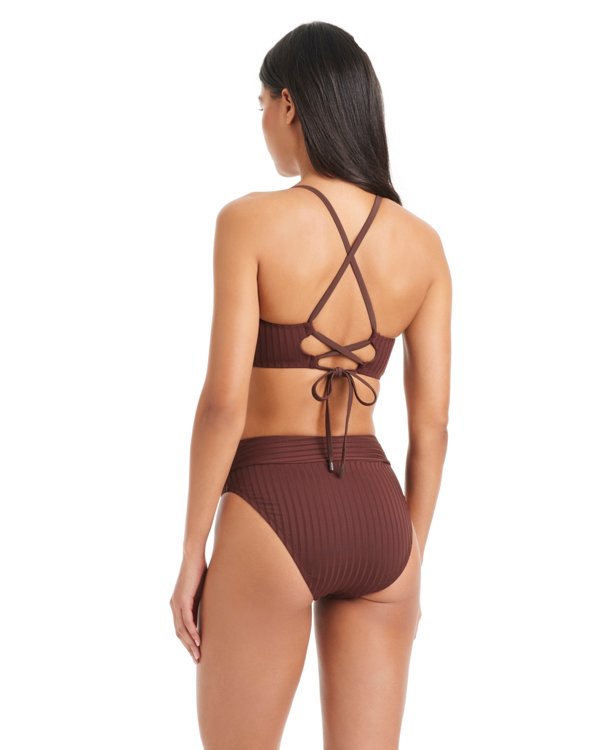 Sanctuary Women's Refresh Ribbed Tie-Back Underwire Bra