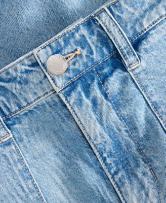 Women's A-line Denim Utility Shorts