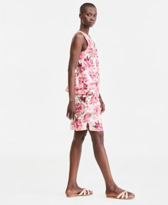 Women's 100% Linen Printed Bermuda Shorts, Macy's  Exclusive