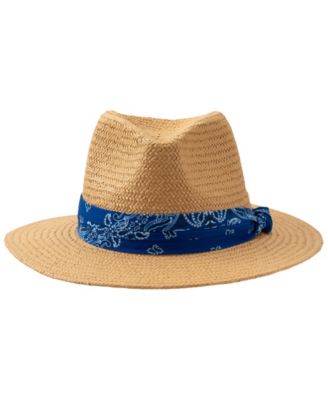 Printed Band Fedora Hat