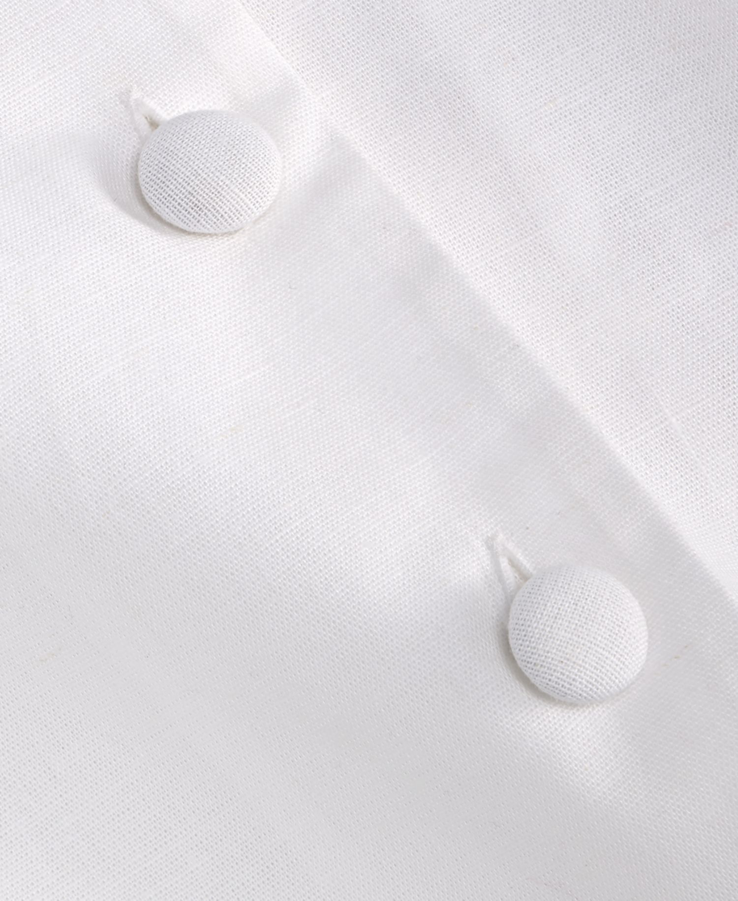 Women's Cropped Linen Blend Button-Front Vest
