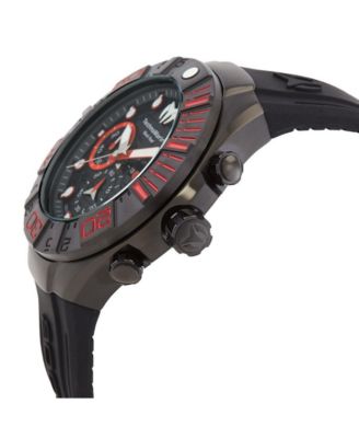 Men's TM-523010 Reef Quartz Chronograph Black Dial Watch
