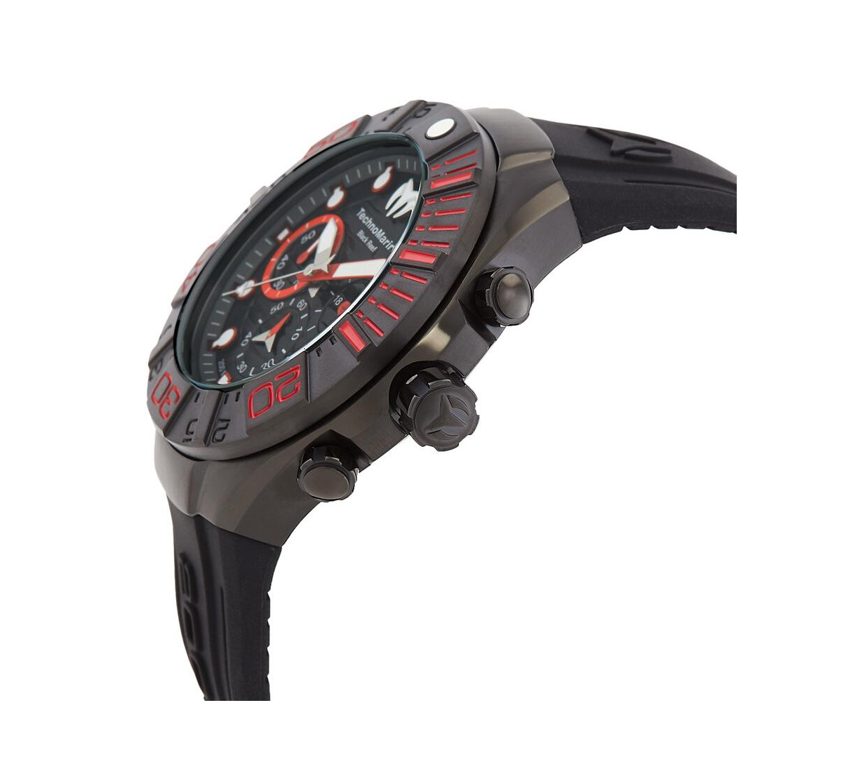 TechnoMarine Men's Tm-523010 Reef Quartz Chronograph Black Dial Watch