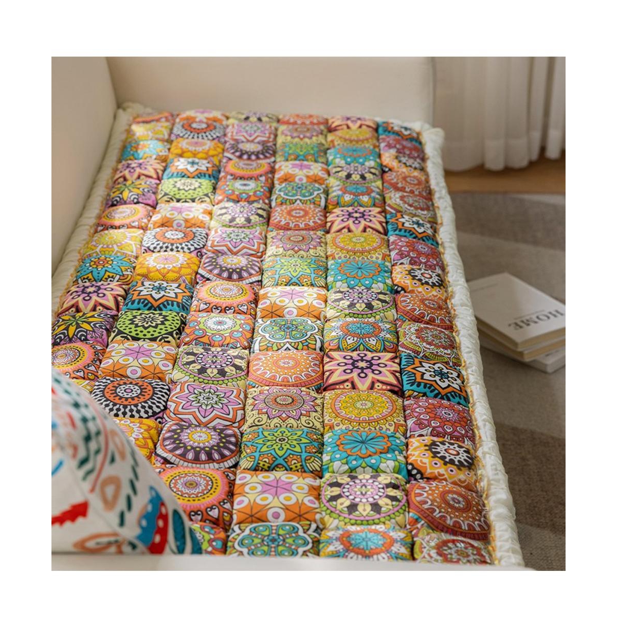 FunnyFuzzy Garden Chic Cotton Sofa Seat Pad