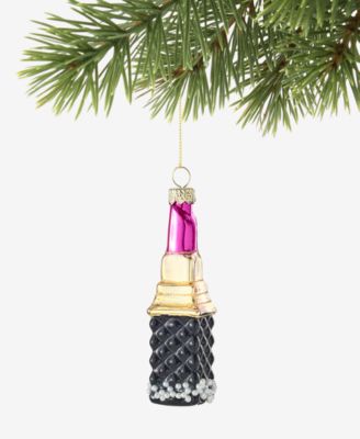 Beauty Boom Glass Lipstick Ornament