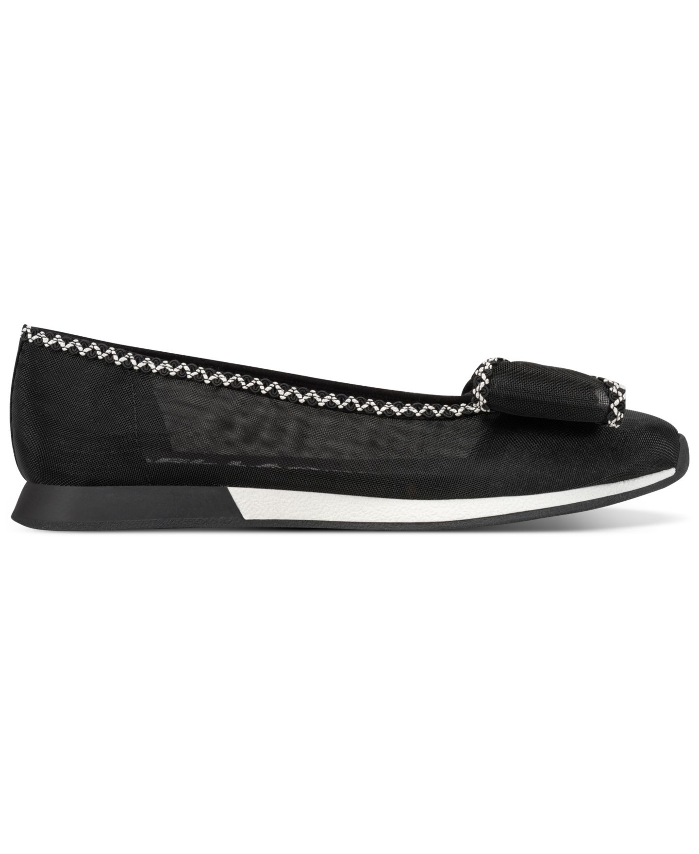 Женские кроссовки KARL LAGERFELD PARIS Macklin Flat Ballet, цвет: Чёрный — фото 2