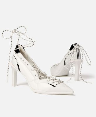 x June Ambrose Women's Zyra Lace-Up Sneaker Pumps 