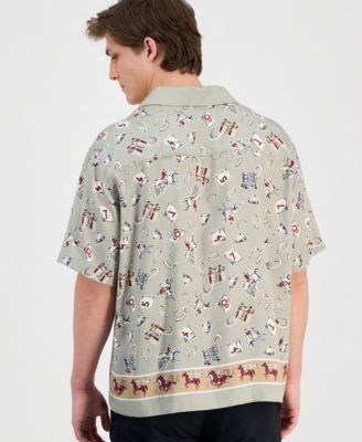 Men's Espino Short-Sleeve Printed Shirt