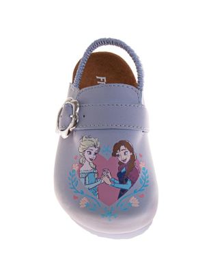 Little Girls Frozen Anna and Elsa Clogs Slip On, Cork Clogs, and Mule Sandals (Toddler 6-10/ 11-12)