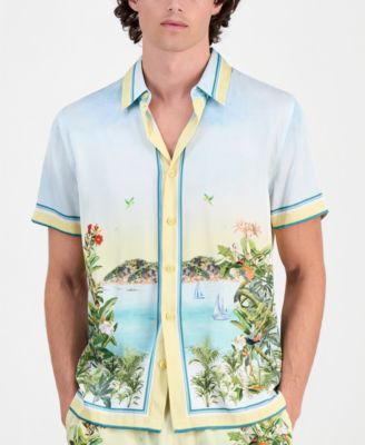 Men's Charm Sunset Riviera Button-Up Shirt