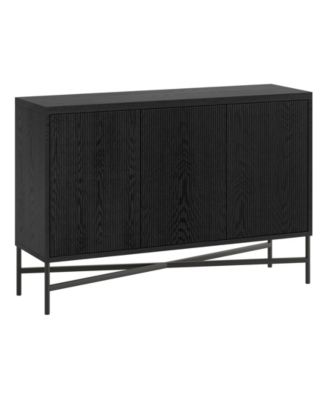 Brighton 48" Wide Rectangular Fluted Buffet Table