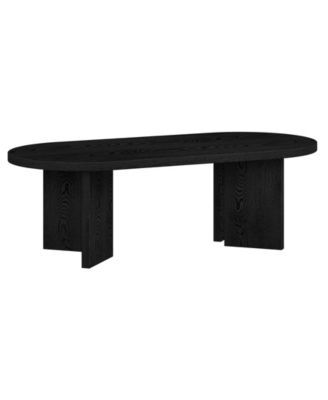 Alma 48" Wide Oval Coffee Table