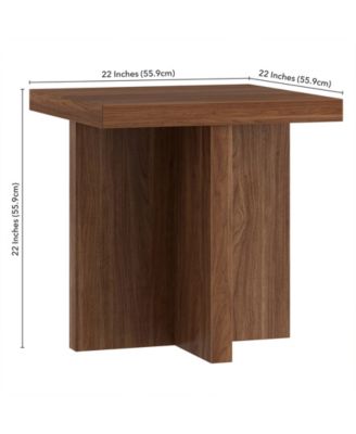 Elna 22" Wide Square Side Table