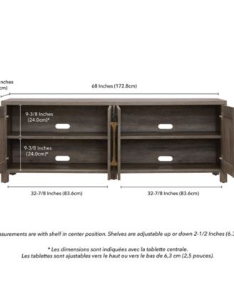 Chabot Rectangular TV Stand for TV's Up to 75"