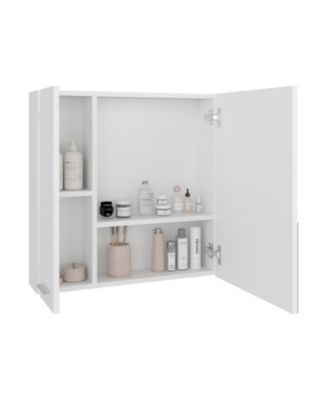  Kenya Medicine Cabinet, Mirror, Double Door, Four Interior Shelves