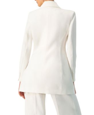 Women's Single Button Cotton Blazer