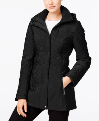 calvin klein quilted coat