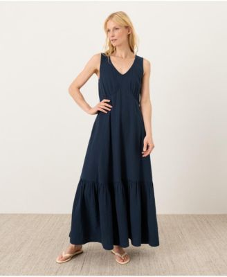 Women's Organic Cotton Coastal Double Gauze Beach To Brunch Dress