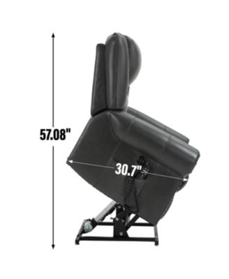  Dual Motor Power Lift Recliner Chair with Heat Massage