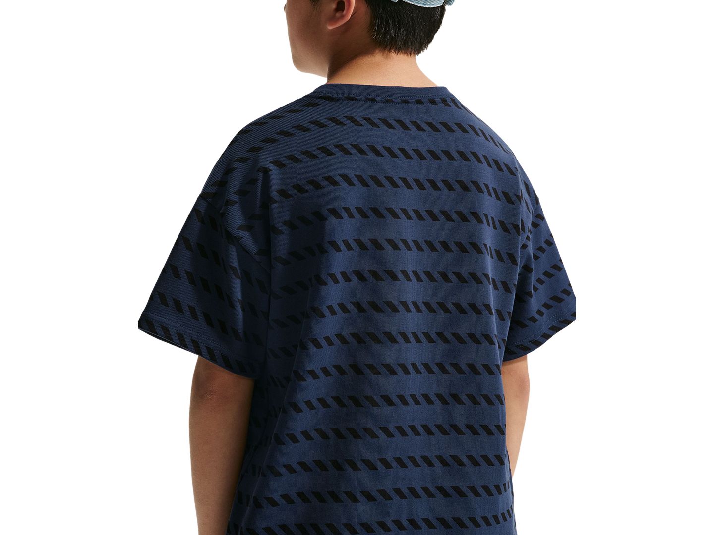 Детская футболка Nike Max90 Short-Sleeve T-Shirt, цвет: Полуночный тёмно-синий — фото 4