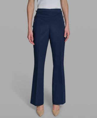 Petite Mid-Rise Sailor Pants