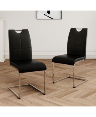 Modern Ergonomic Dining Chair with Non-Slip Feet (Set of 2)