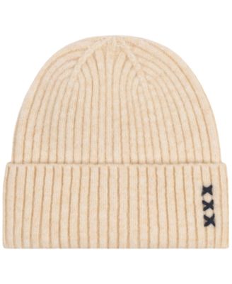 Men's Rib Stitch Cuff Beanie & Scarf, 2-Piece Set