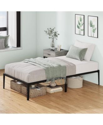 Metal Platform Bed Frame Storage Steel Slat Support Noise-Free No Box