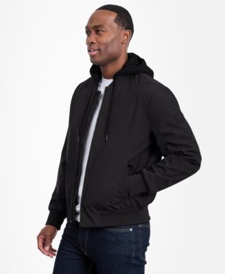 Men's Bomber Knit Hood Jacket