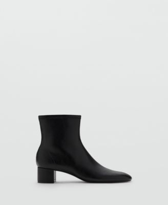 Women's Round-Toe Block-Heel Ankle Boots