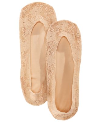 Hue - Women's Lace Perfect Edge Liner Socks