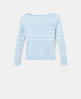 Women's Boat-Neck Knitted Sweater