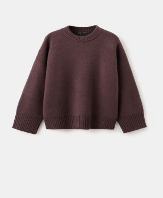 Women's Round-Neck Knitted Sweater