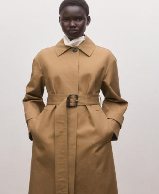 Women's Selection Cotton with Belt Trench Coat