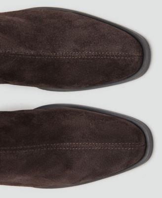 Women's Suede Block-Heel Boots