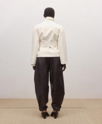 Women's Selection Lapels and Tie Belt Jacket