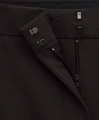 Women's Wool Mid-Rise Dress Pants