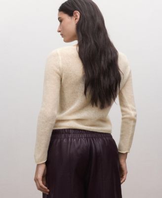 Women's Semi-Transparent Alpaca Sweater