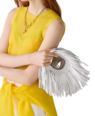 Duo Small Leather Fringe Crossbody Bag