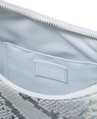 Duo Small Snake Embossed Leather Crossbody Bag