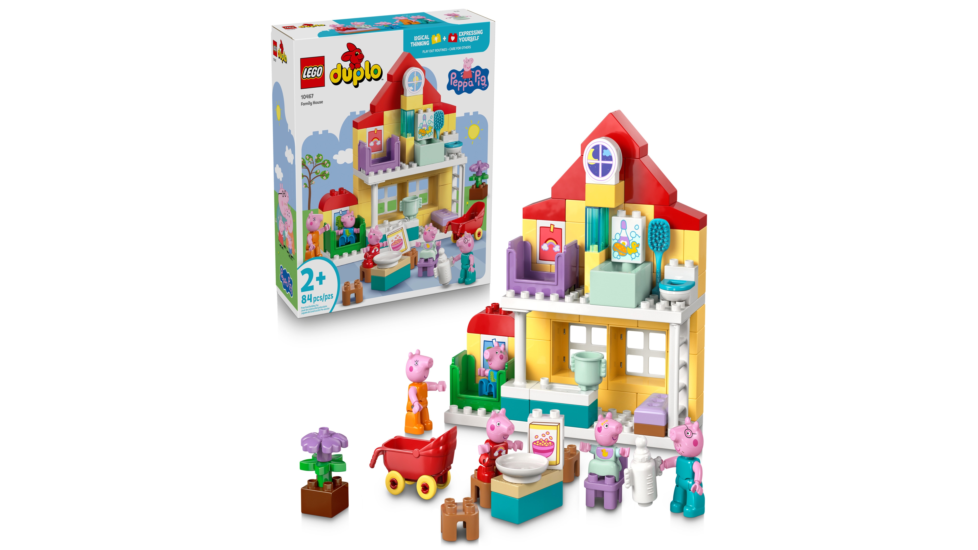 Lego Duplo Peppa Pig Family House Building Set, 10467