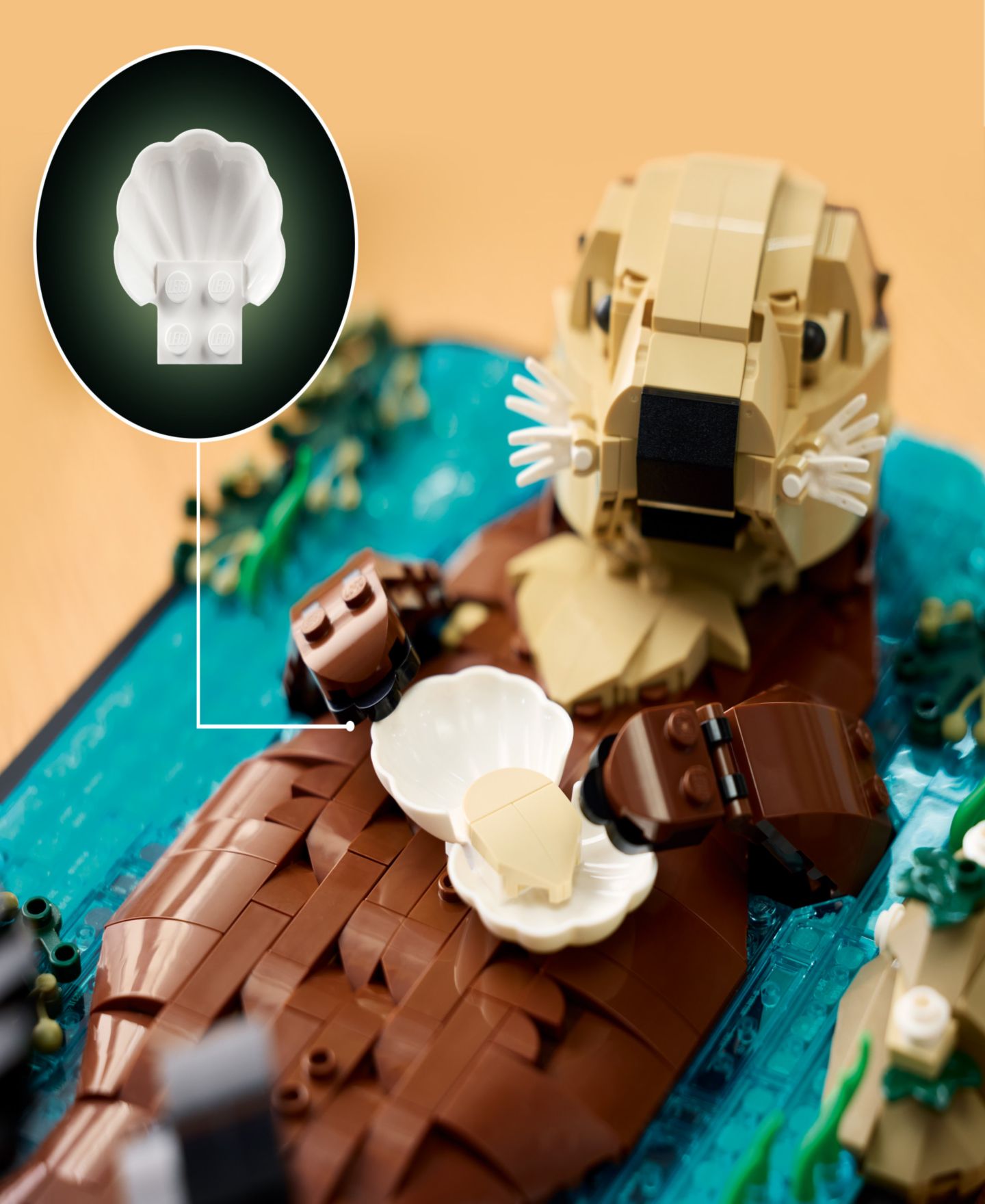 Детский конструктор LEGO® Ideas Floating Sea Otter Building Set, 21366 — фото 6