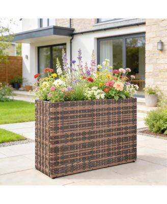 Raised Garden Bed with Adjustable Foot Pads,