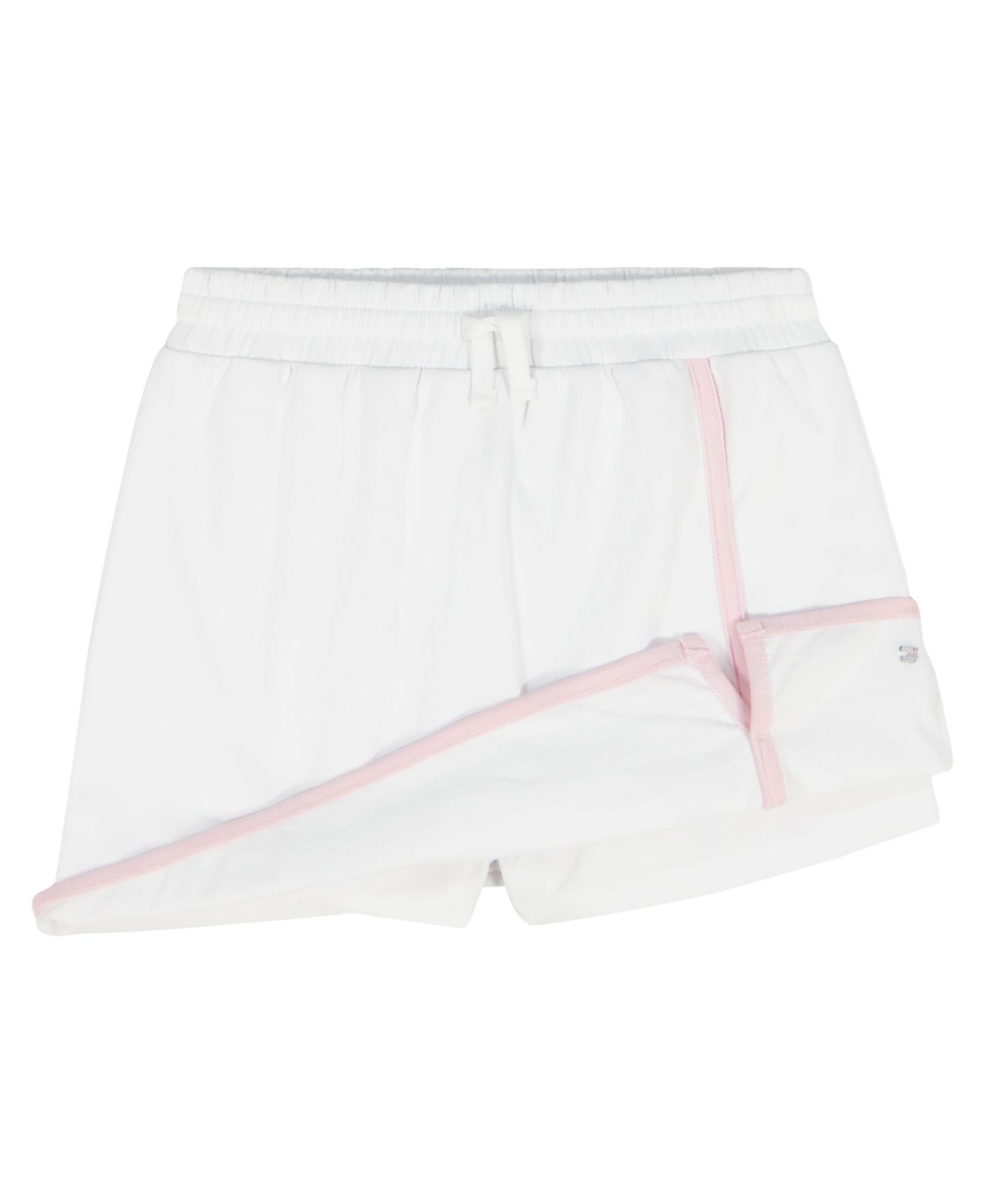 Юбка-шорты Tommy Hilfiger Pull-On Tennis Polo Skort для девочек, цвет: Белый — фото 6