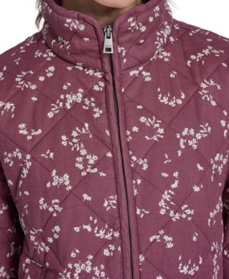 Women's Diamond-Quilted Cotton Jacket