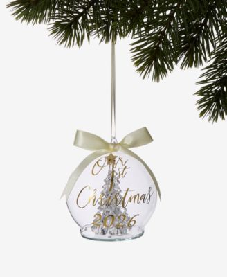 Our First Christmas Tree Dome 2026 Ornament