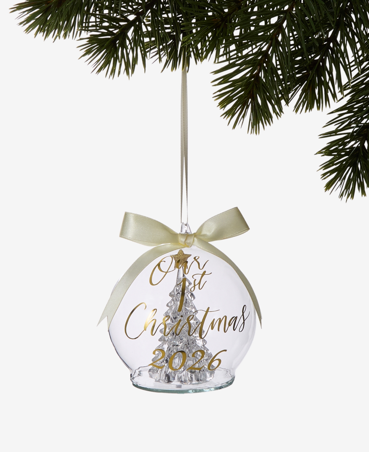Holiday Lane Our First Christmas Tree Dome 2026 Ornament, Macy's Exclusive