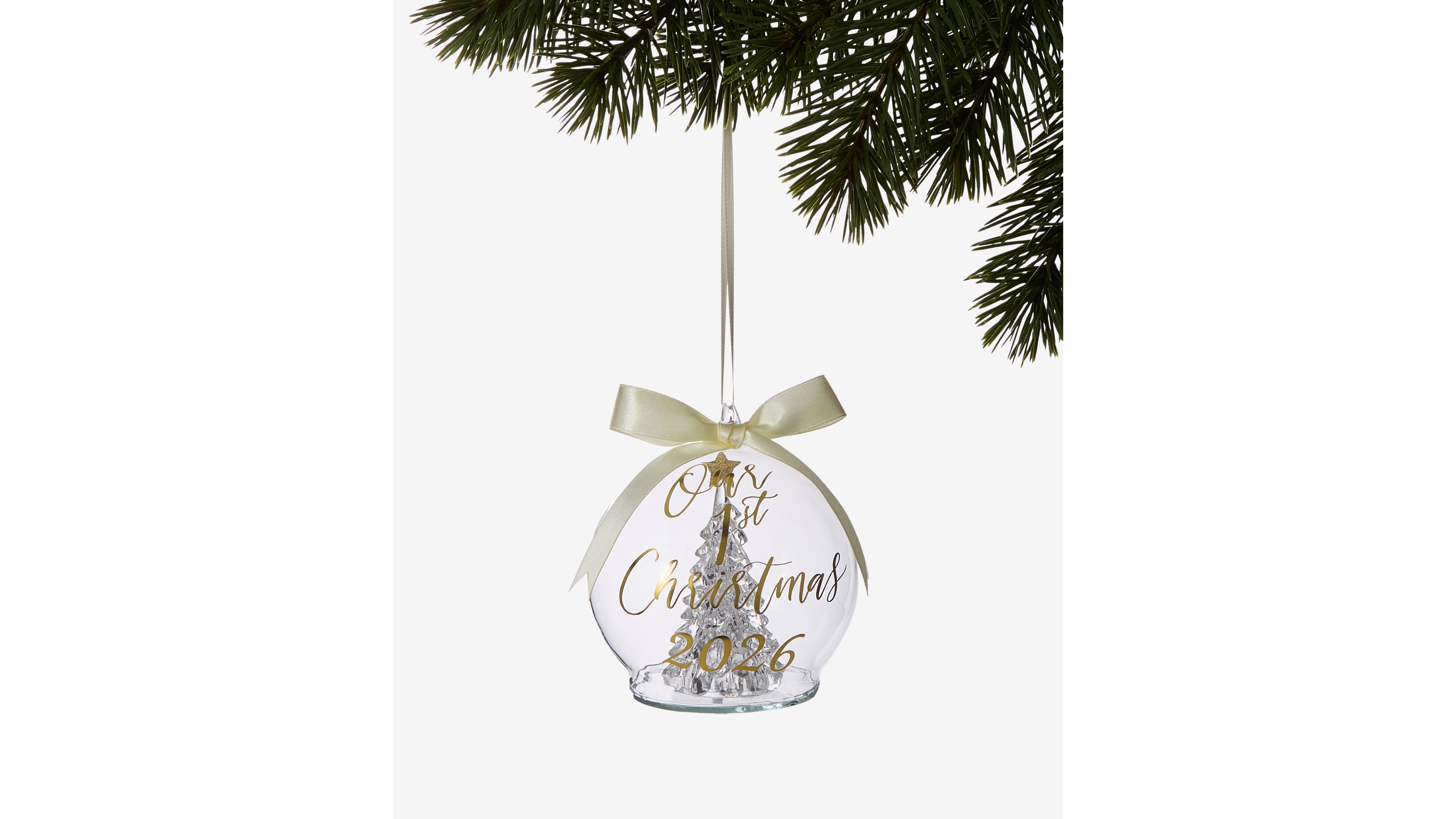 Holiday Lane Our First Christmas Tree Dome 2026 Ornament, Macy's Exclusive