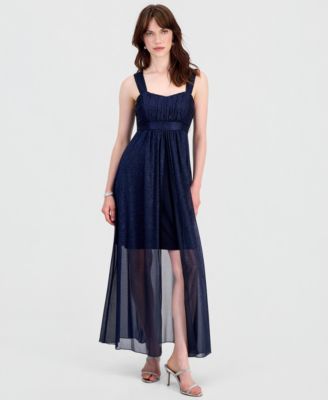 Women's Sweetheart-Neck High-Low Cocktail Dress