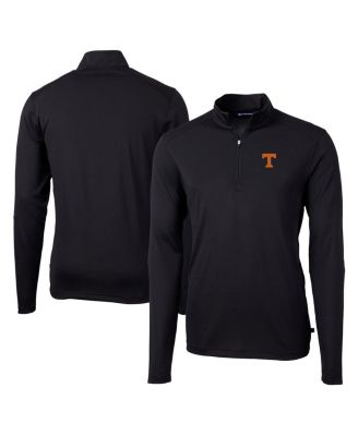 Men's Black Tennessee Volunteers Virtue Eco Pique Quarter-Zip Jacket
